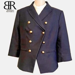 Banana Republic Navy Work Business Casual Blazer